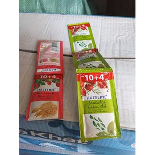 Set 10 gói Sữa Tắm Hazeline( yến mạch dâu tằm)
