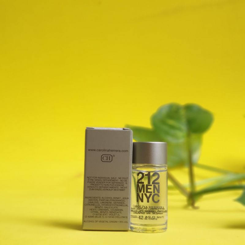 Nước hoa mini nam 212 Men NYC 5ml | Thế Giới Skin Care