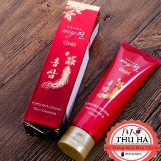 Sữa rửa mặt Sâm Đỏ Korea Red Ginseng Foam Cleansing 130ml