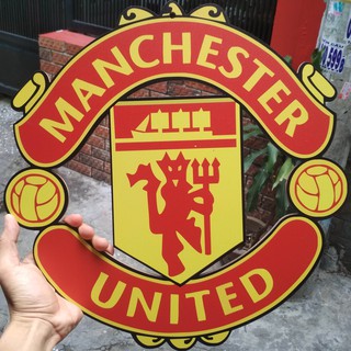 Logo CLB MANCHESTER UNITED Bằng Gỗ Size 40cm