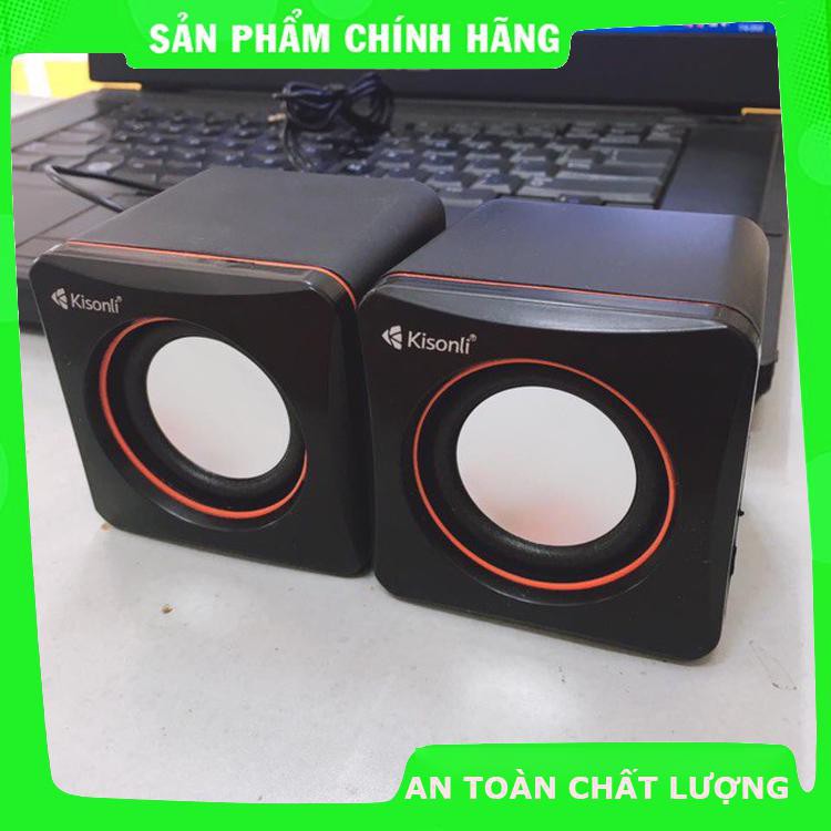 [Mã ELHACE giảm 4% đơn 300K] Loa Vi Tính 2.0 Kisonli V410 Chính Hãng - Bảo Hành 12 Tháng