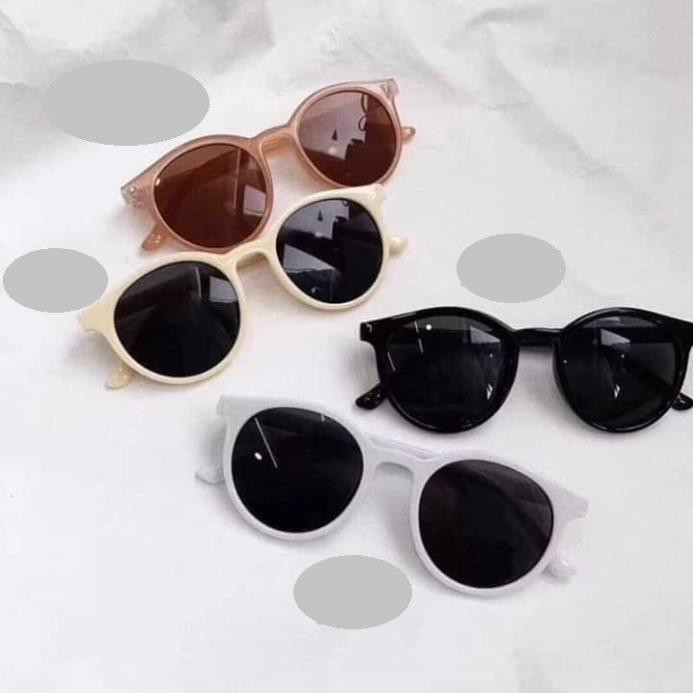 Kính  thời trang nam nữ đi biển, đi nắng chống tia UV bảo vệ mắt - Kính thiết kế gọng tròn mắt mèo kiểu Hàn Quốc | BigBuy360 - bigbuy360.vn