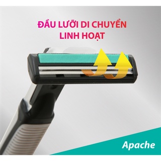 Dao Cạo 2 Lưỡi Apache kèm 36 Đầu Thay Thế