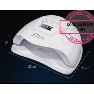 máy hơ gel sun X5 Max công suất lớn 150w (tặng 1 chai sơn gel)