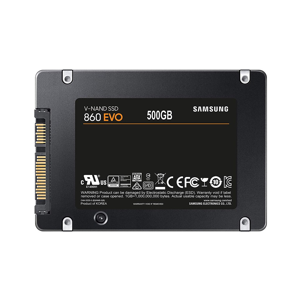 Ổ Cứng SSD Sata III 2.5 inch 500GB Samsung 860 Evo (MZ-76E500BW) - Chính Hãng