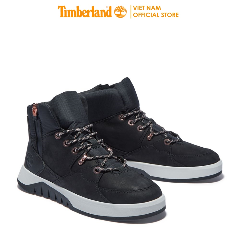 [SALE] Timberland Giày Boots Nữ Supaway Boot w Zip Black Nubuck TB0A2K1R01