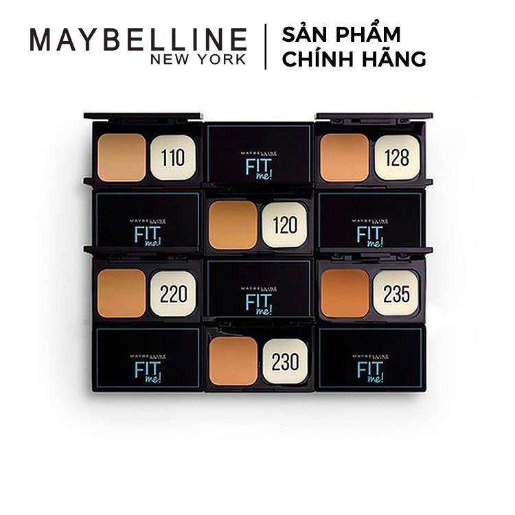 [CHÍNH HÃNG] Phấn Nền Maybelline Fit Me Skin-Fit Powder Foundation 9gr Siêu Mịn Màng PM714