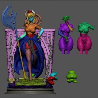 File in 3D mô hình Battle Axe Bowsette - Games