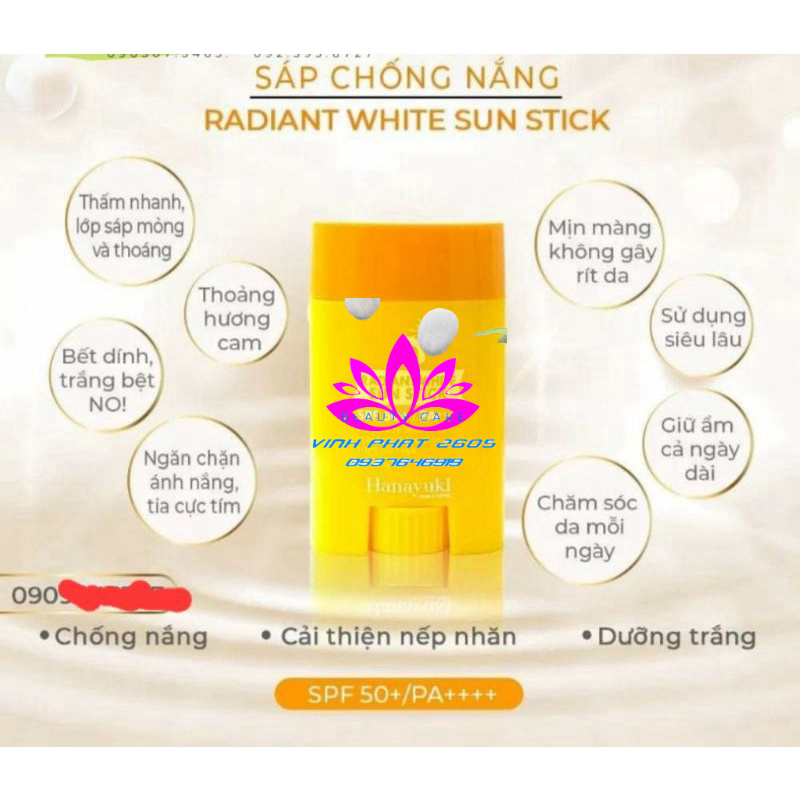 [Chính Hãng]Sáp chống nắng dạng lăn Hannayuki