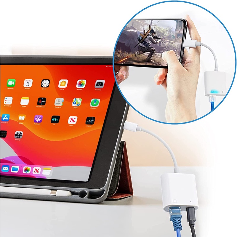 Bộ Chuyển Đổi Cổng Mạng LAN RJ45 10.3.3 Sang i-OS 15