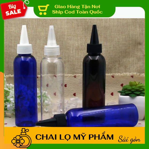 Chai Chiết Mĩ Phẩm ❤ SIÊU RẺ ❤ Chai nhựa pet nút nhọn 150ml,200ml,250ml chiết mỹ phẩm , phụ kiện du lịch