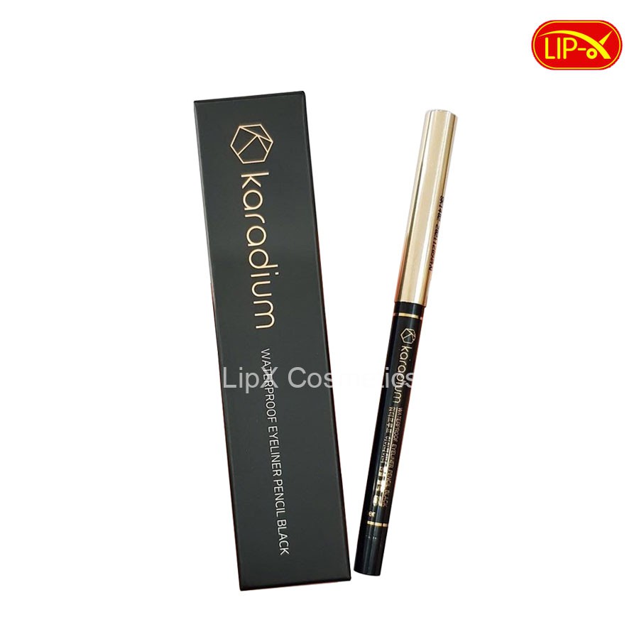 Chì Kẻ Mắt Karadium Waterproof Eyeliner Pencil Black Chính Hãng Hàn Quốc