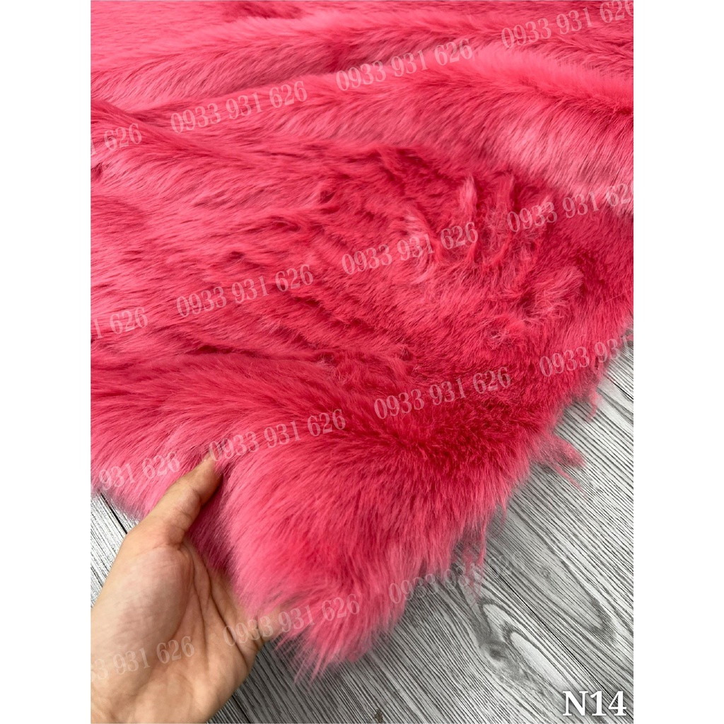 Sale Set 3 Thảm Lông Mini Màu Ngẫu Nhiên - Kích Thước Ngẫu Nhiên - Chụp Ảnh Phụ Kiện Nail