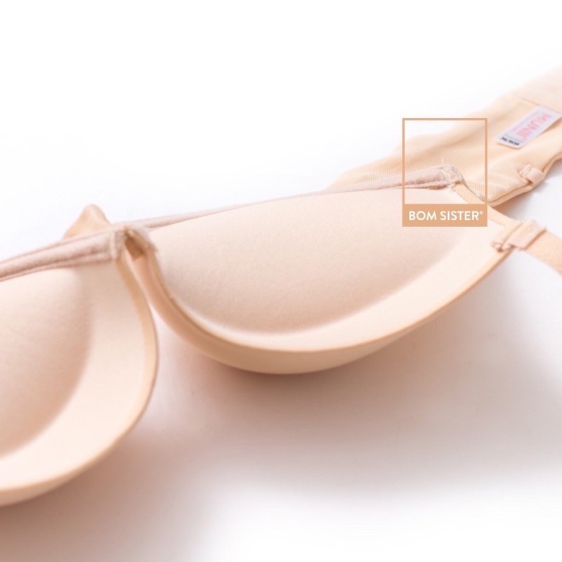 Áo Lót Lovely Trơn Mút Dày Siêu Đẩy ,Siêu Nâng Tạo Khe Có Gọng 3 Móc Cài Size