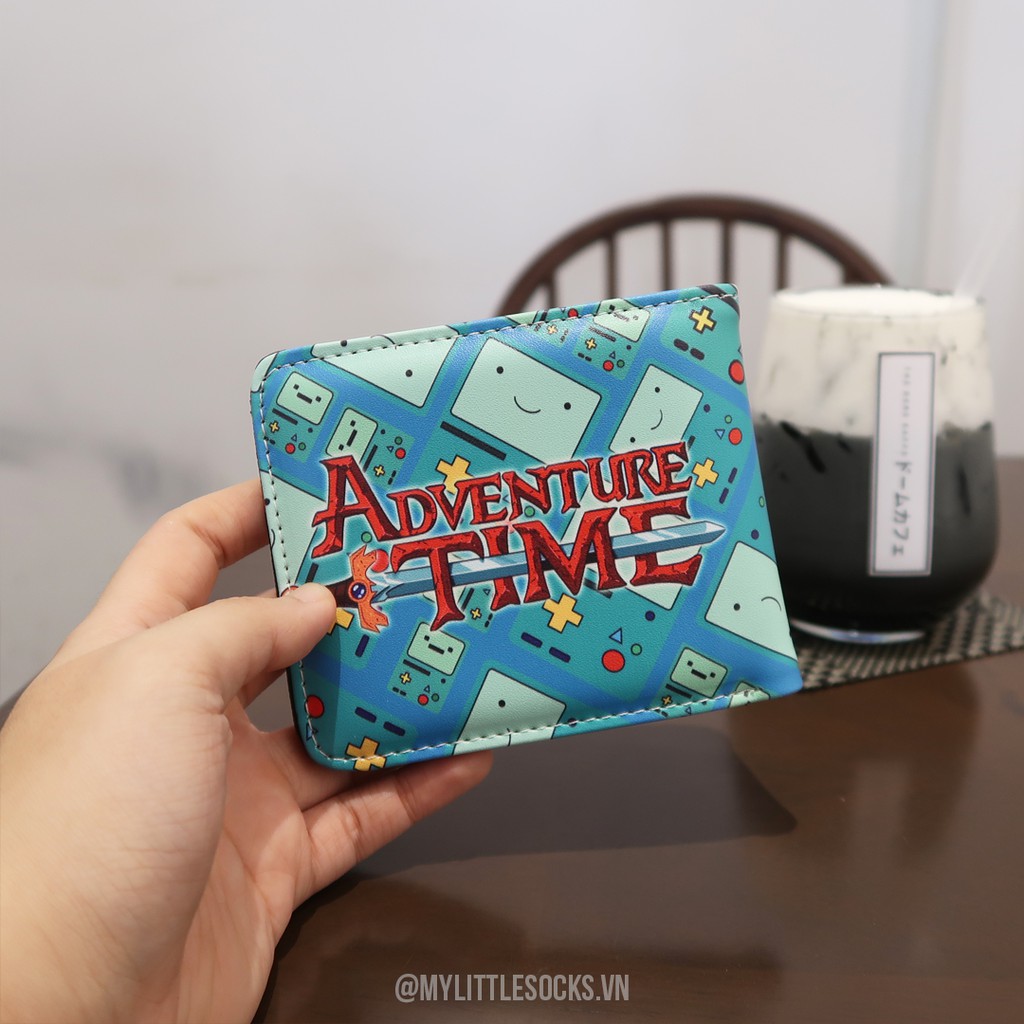 [Ảnh thật] Ví/bóp da hoạt hình The Adventure Time