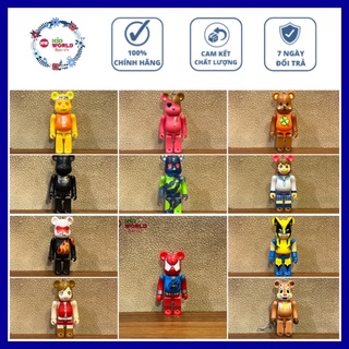 Móc khoá Chú gấu "bụng phệ" Bearbrick 100%. MS: 003.