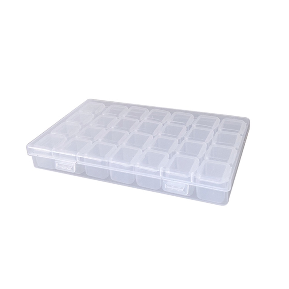 Hộp Trong Suốt Đựng Trang Sức 28 Ngăn Tiện Lợi
