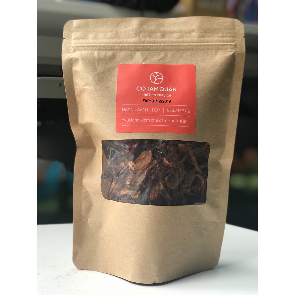 [Mã GROXUAN1 giảm 8% đơn 150K] KHÔ HEO CHÁY TỎI 250 GRAM - CÓ TÂM QUÁN | BigBuy360 - bigbuy360.vn