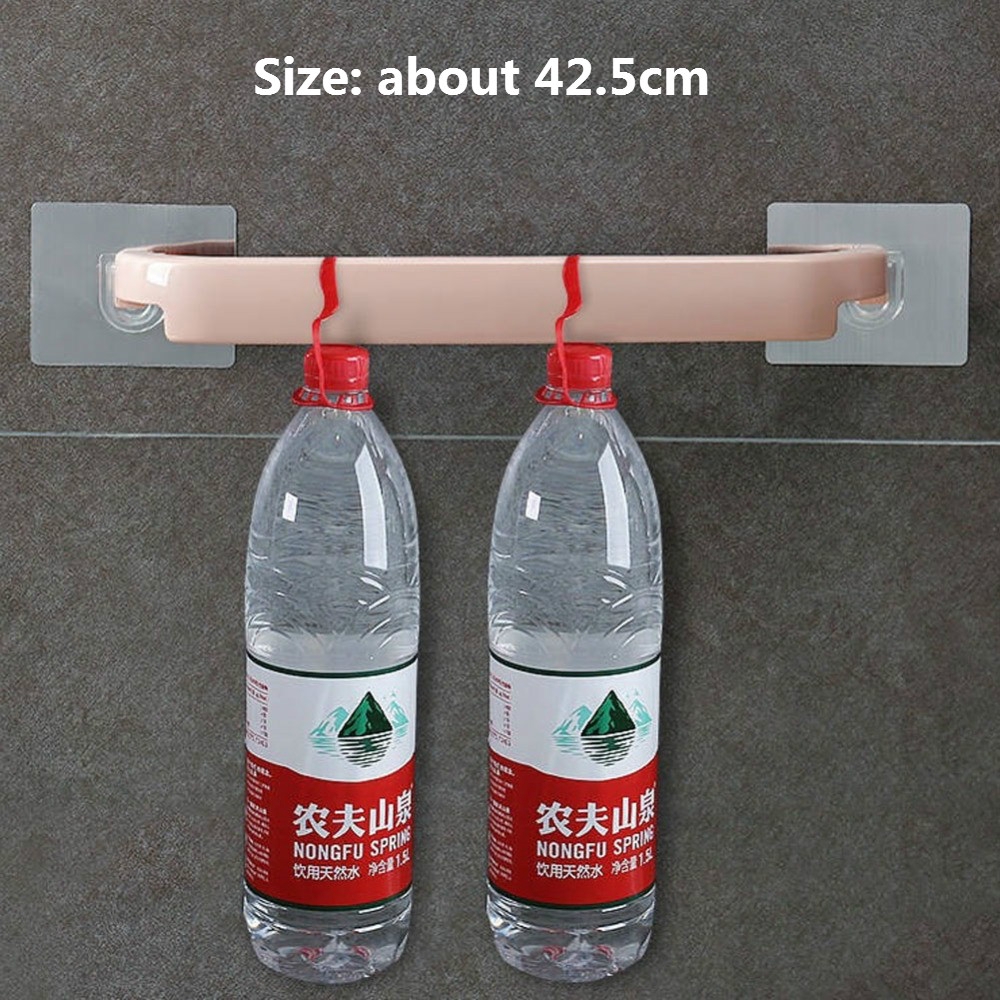 Giá đỡ treo khăn gắn tường bằng PP đa chức năng không cần khoan lỗ