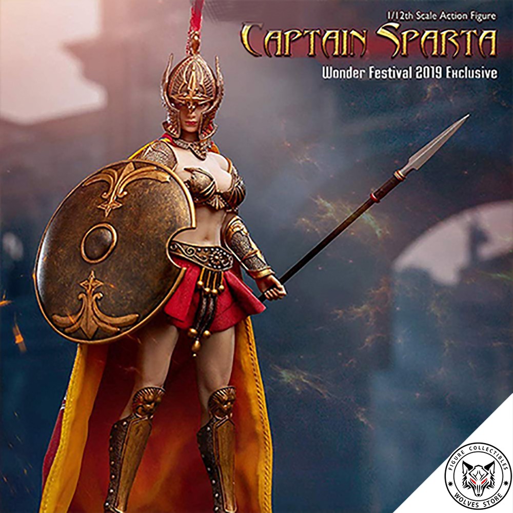 Mô hình chính hãng TBLeague 1/12: Captain Sparta của Phicen