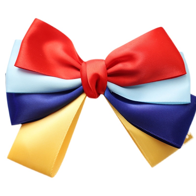 Kẹp Tóc Hình Nơ Họa Tiết Công Chúa Bạch Tuyết Dễ Thương Cho Bé Gái