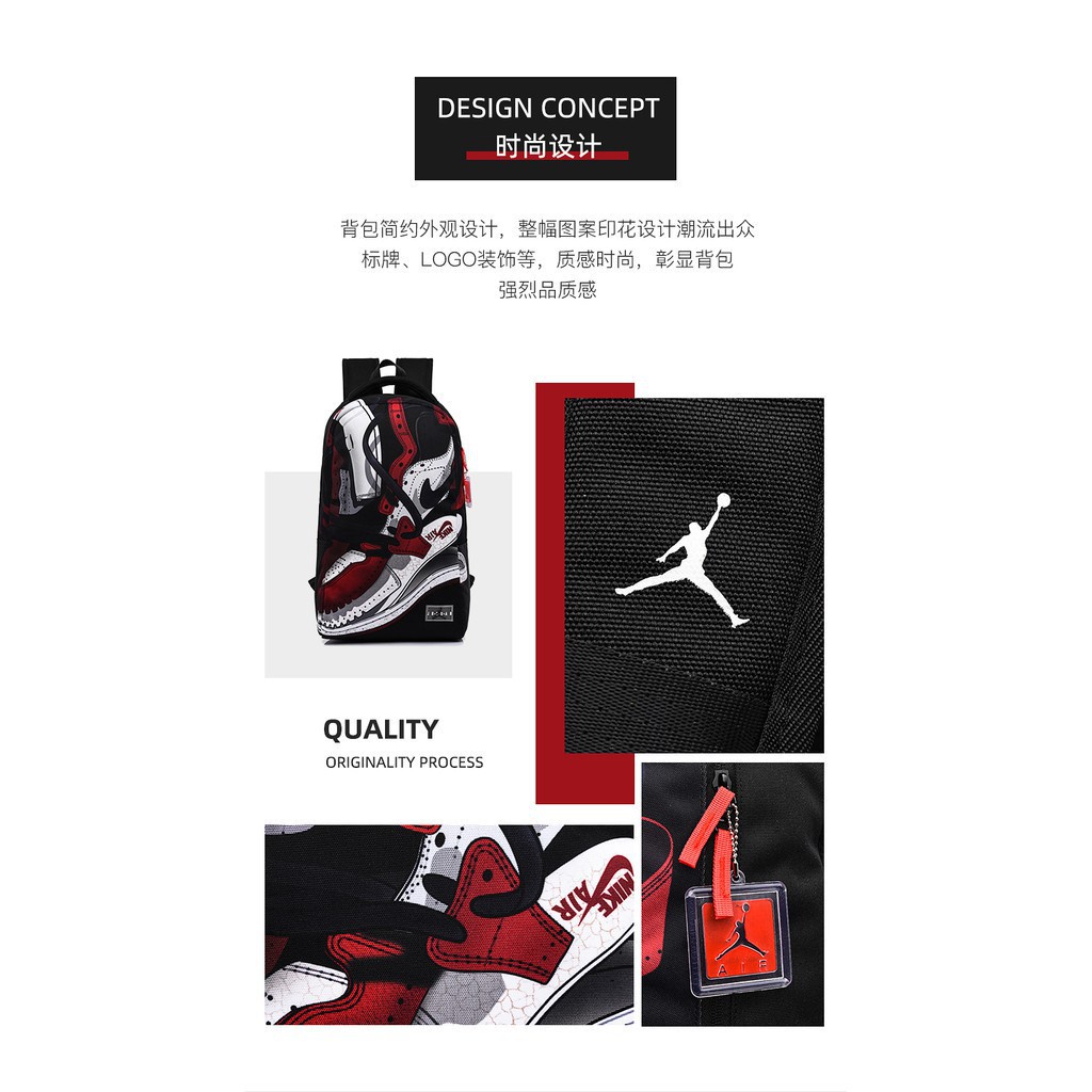 Balo thể thao Jordan Jd047 thời trang unisex chất lượng cao