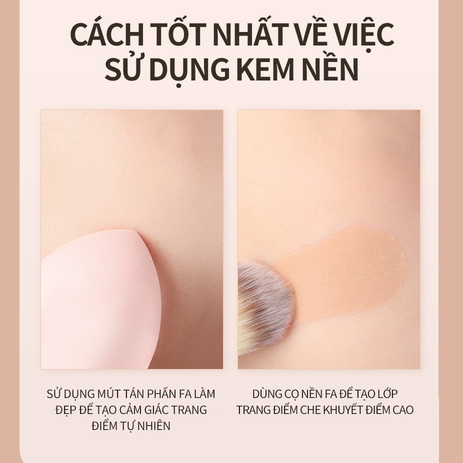 Kem Nền Kem Che Khuyết Điểm Focallure  Flaw-Resistant Longwear Foundation Chăm Sóc Da Toàn Diện Chống Thấm Nước 20g