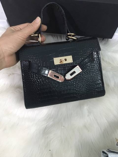 [Mã FAMAYWA2 giảm 10k đơn từ 50k] Túi HM kelly da rắn hàng việt | BigBuy360 - bigbuy360.vn