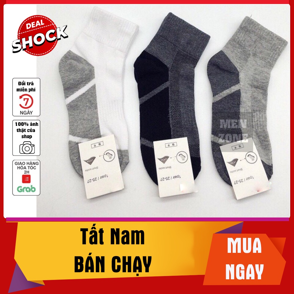 Combo Tất Vớ Nam Nữ Cổ Cao Thấp Xuất Nhật