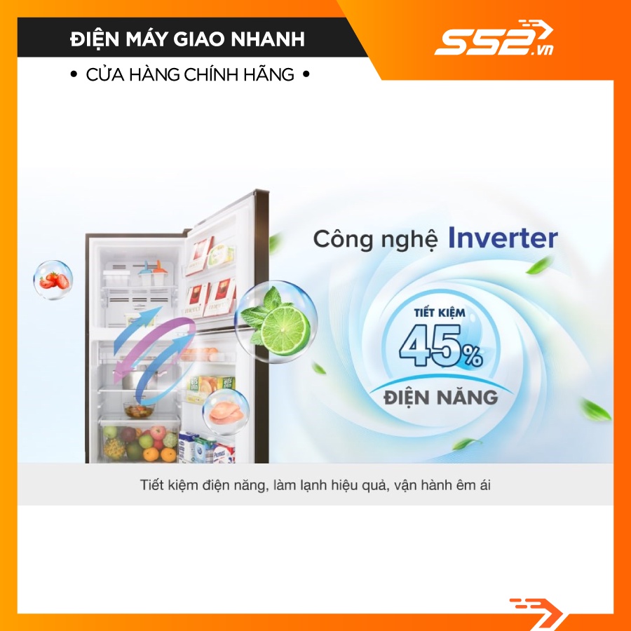 Tủ Lạnh Toshiba Inverter 180 Lít GR-B22VU UKG - Bảo Hành Chính Hãng