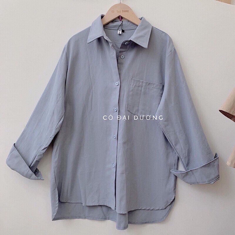 [HÀNG SẴN Áo Sơ Mi Đũi Oversize ĐỦ MÀU