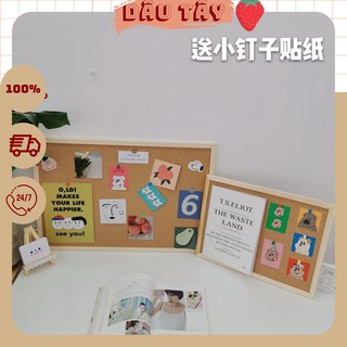 [ SẴN 60x40 ]Bảng gỗ decor dán ảnh ( tặng kèm đinh treo, ảnh và miếng dán)