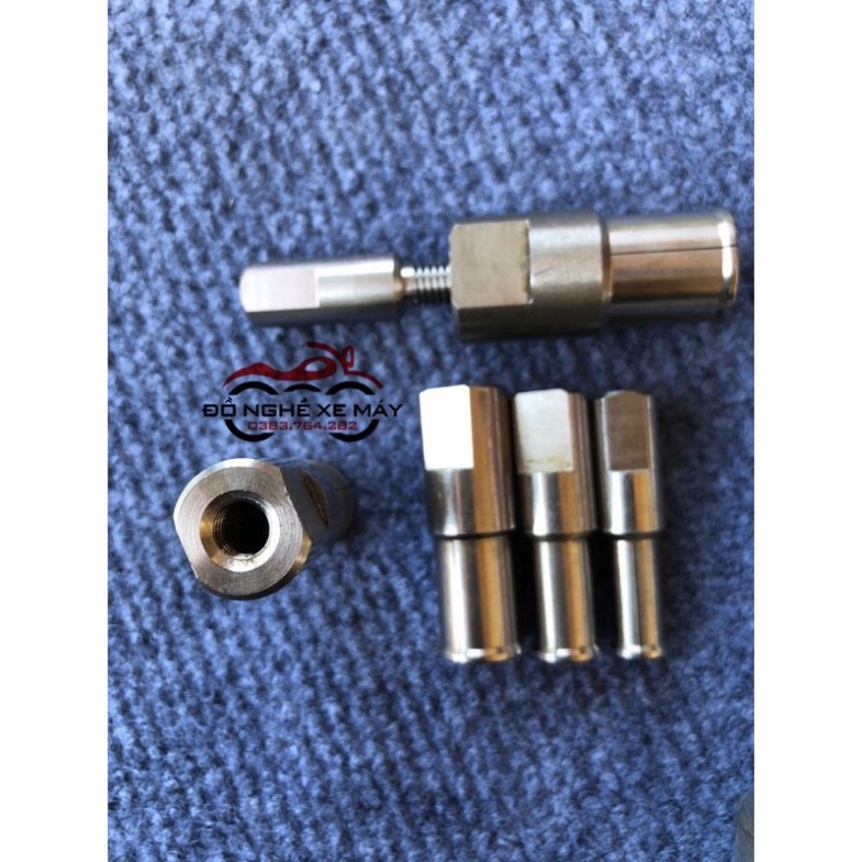 Cảo giật bạc đạn xe máy 6 đầu 100% Inox