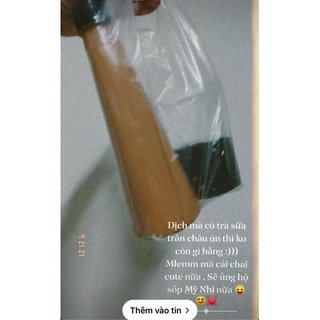Trà sữa chai chưa kèm trân châu