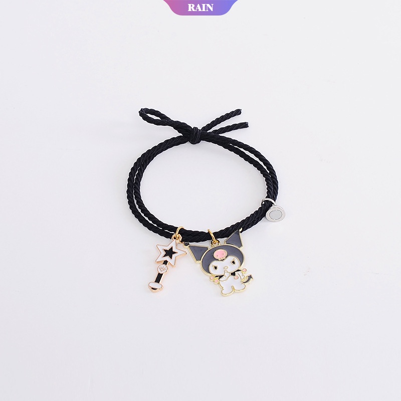 Vòng Đeo Tay Co Giãn Mặt Hình Nhân Vật Hoạt Hình Sanrio Cinnamoroll Kuromi My Melody Làm Quà Tặng Tình Bạn Dành Cho Nam Nữ [Hợp Tình Bạn]