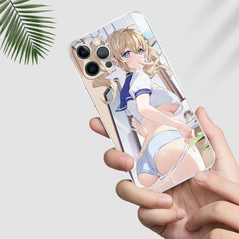 Ốp Điện Thoại Tpu Mềm Hình Anime Nhật Bản Cho IPhone 14 11 12 13 Pro Max XS X XR 6 7 8 plus SE2