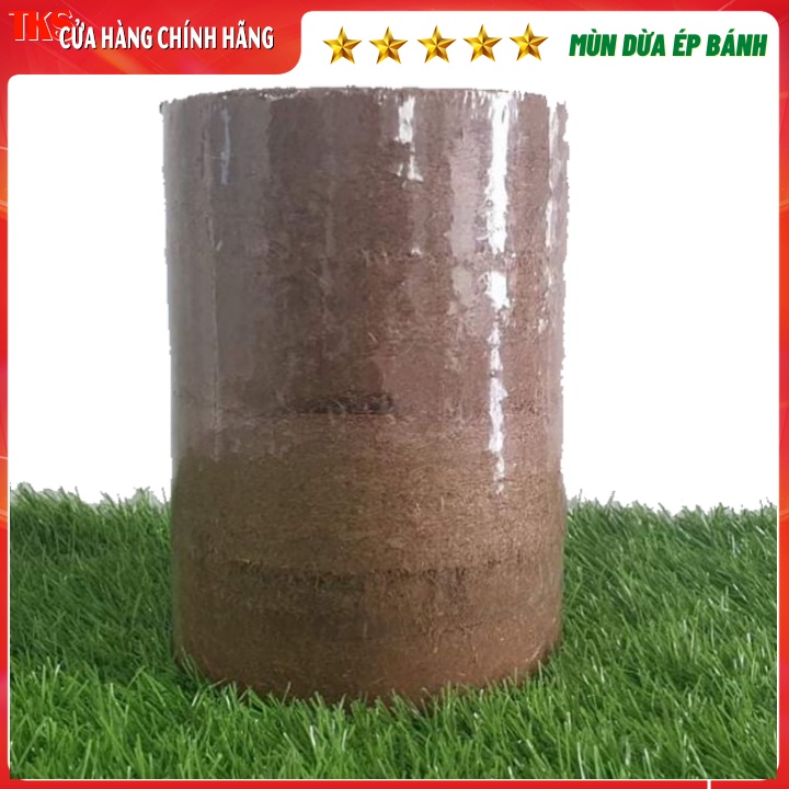 Xơ Dừa Hữu Cơ Bánh Lớn 13 X4.5 CM: Thay Thế Đất Sạch, Giá Thể Trồng Rau Sạch Và Cây Trồng Tiện Lợi  - Thủy Kim Sinh
