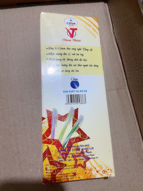 Hộp 20 cây bút bi nến