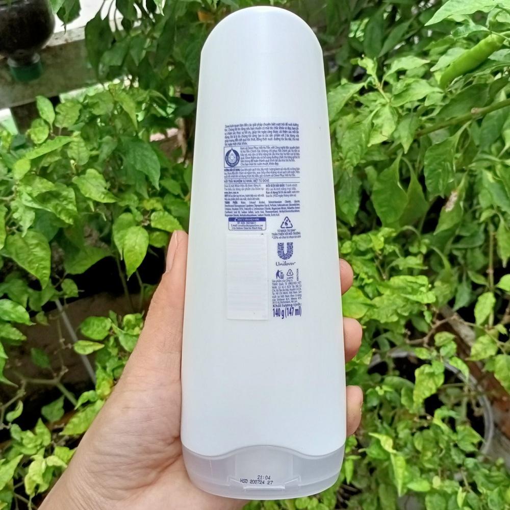 Dầu Xả Tóc Dove Giúp Phục Hồi Tóc Hư Tổn Ngăn Ngừa Rụng Tóc Chai 140g