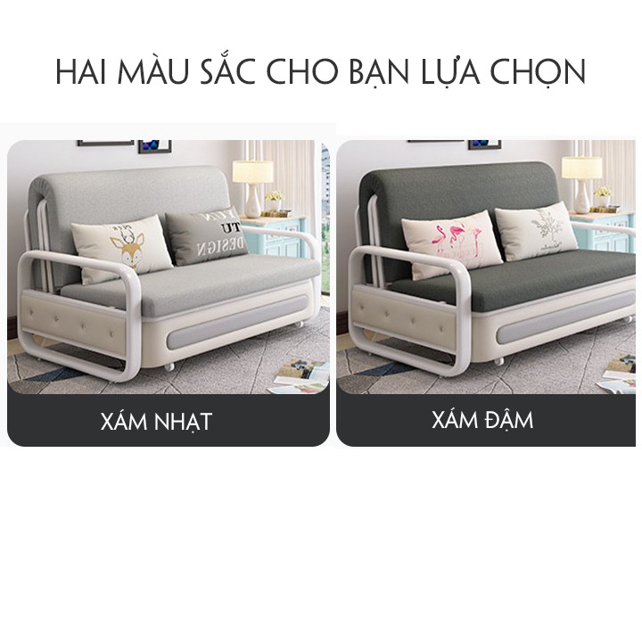 Giường Sofa Gấp Gọn, Sofa Thông Minh Tiện Lợi Có ngăn Đựng Đồ KT: 120 x 190cm