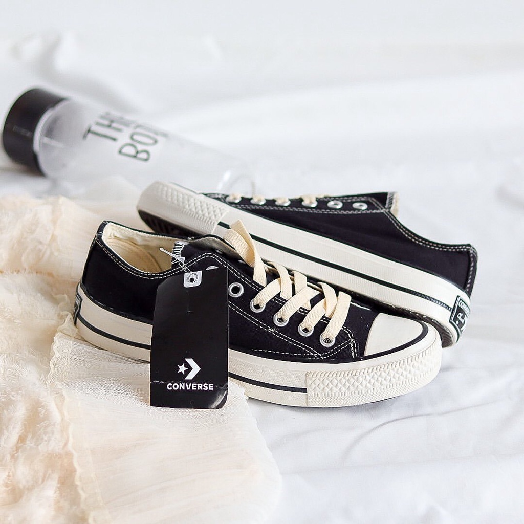 Giày Sneaker Nam Nữ Cổ Thấp Converse 1970s Đen Trắng, Giày Nam Nữ Thời Trang Đẹp CV 1970s G01