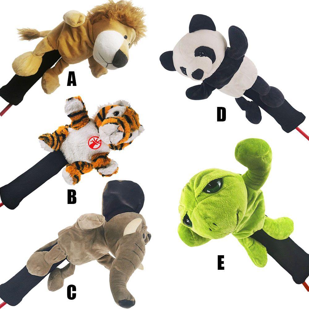 Vỏ Bọc Đầu Gậy Đánh Golf Bằng Vải Bông Hình Động Vật