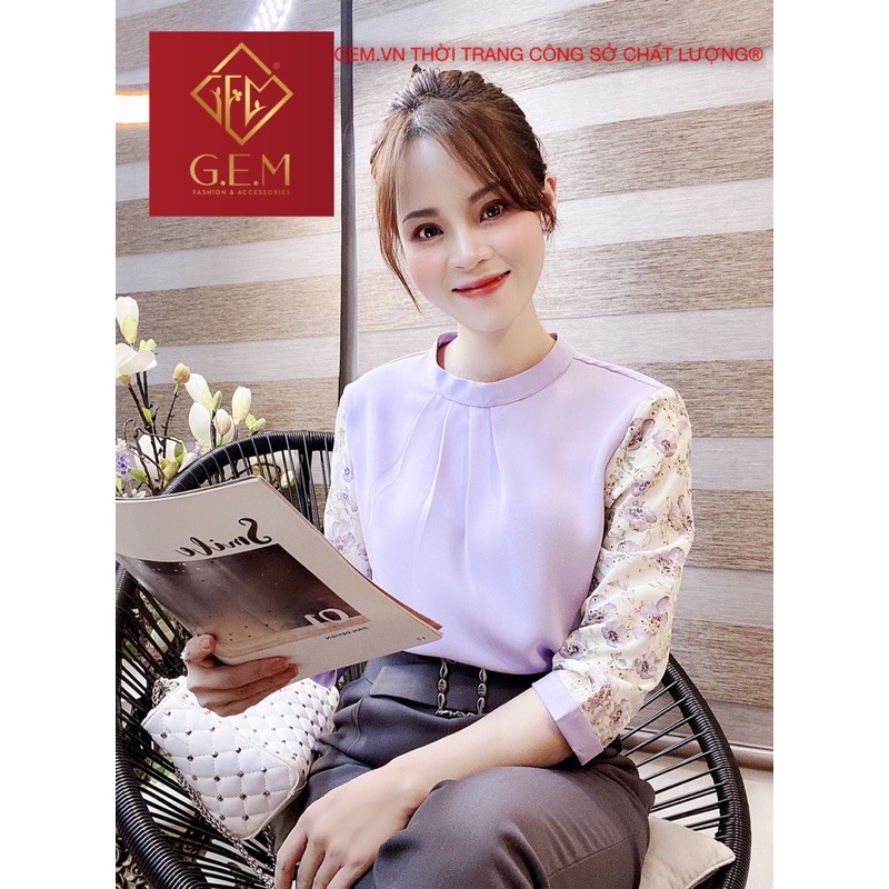 [BÁN BUÔN&amp;LẺ] Áo kiểu đẹp G200 đi học hay công sở đều hợp thời trang - dễ phối chân váy hay các loại quần khác - GEM.VN