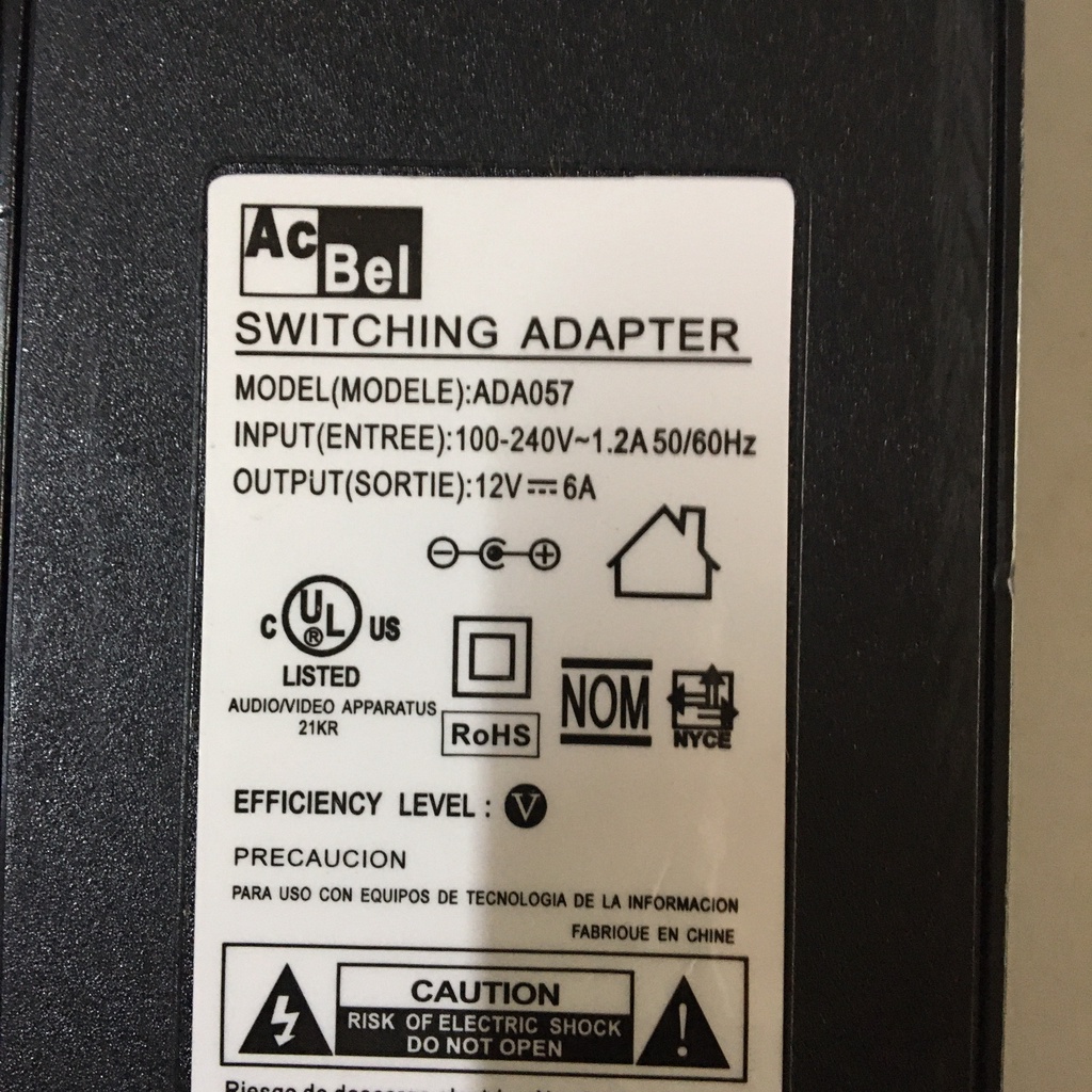 Nguồn adapter 12V 6A ACBel - chất lượng cao