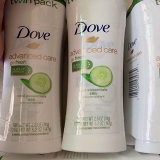 Lăn khử mùi dove advanced care 74g