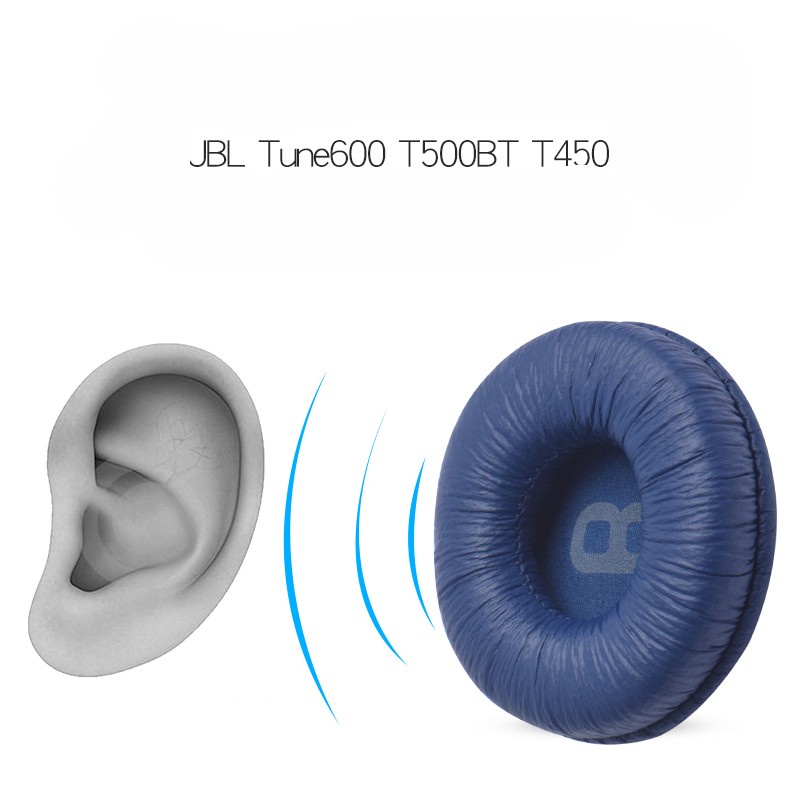 Phù Hợp Đệm Xốp Da Bọc Đầu Tai Nghe Cho JBL T500BT T450 Tune600 T510BT
