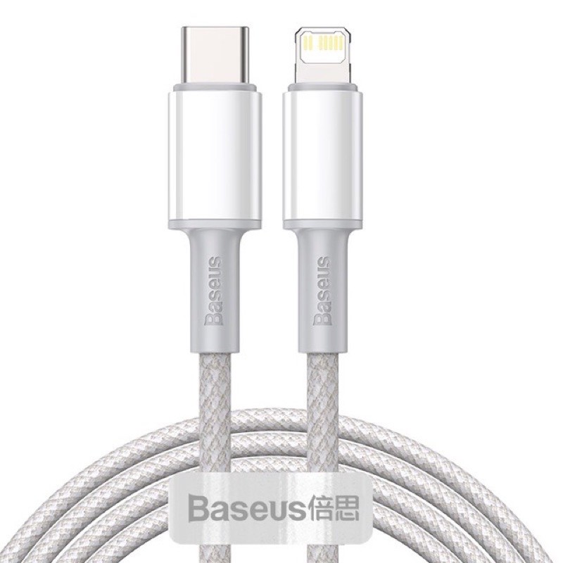 Cáp sạc Baseus Type-c to Lightning hỗ trợ sạc nhanh PD 20W dành cho iPhone/iPad dài 100cm