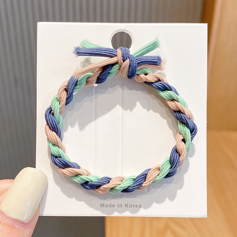 Dây Buộc Tóc Cao Su Kiểu Hàn Quốc Đơn Giản Thời Trang Cho Nữ