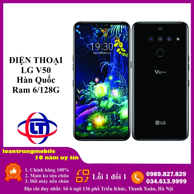 Điện thoại LG V50 thinQ (phiên bản 3 camera sau)