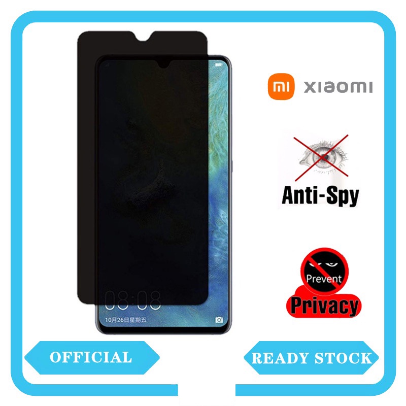 Kính cường lực chống nhìn trộm cho XiAOMi Mi CC9 CC9E 9 A3 LiTE 9T PRO REDMi 5 PLUS 7 7A 8 8A NOTE 4 7 8 9 9T 9S PRO